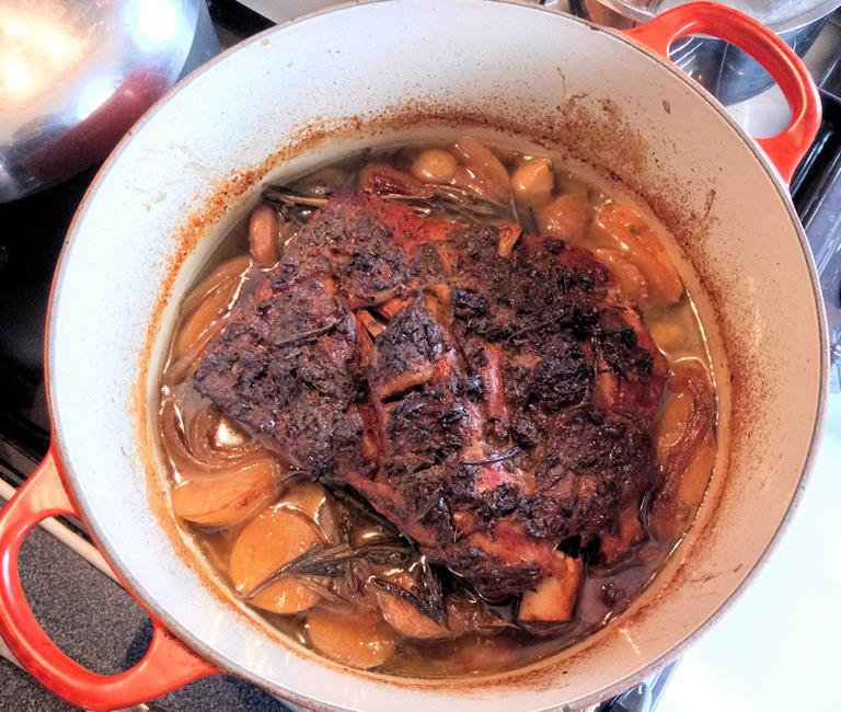 SlowRoast Shoulder Of Lamb Recipe Cuisine Fiend